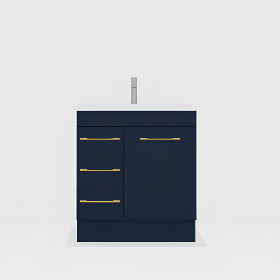 Timberline Bargo Floor Standing Vanity with Regal Mineral Composite Top
