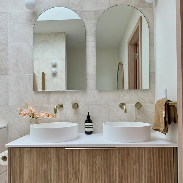 Lifestyle Timberline Church Mirror - 800mm x 400mm - The Blue Space