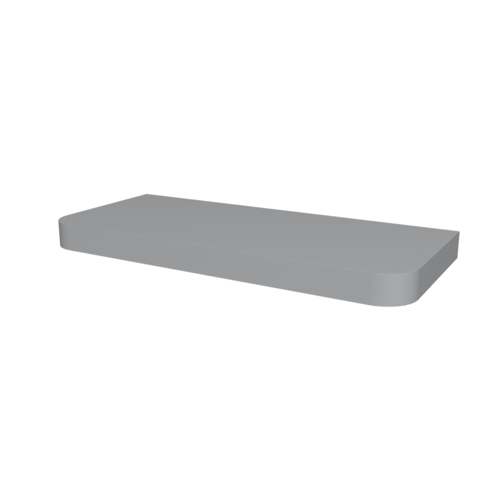 Angle 3 Timberline Curved Splice Shelf 450mm SPLC-S-450 - The Blue Space