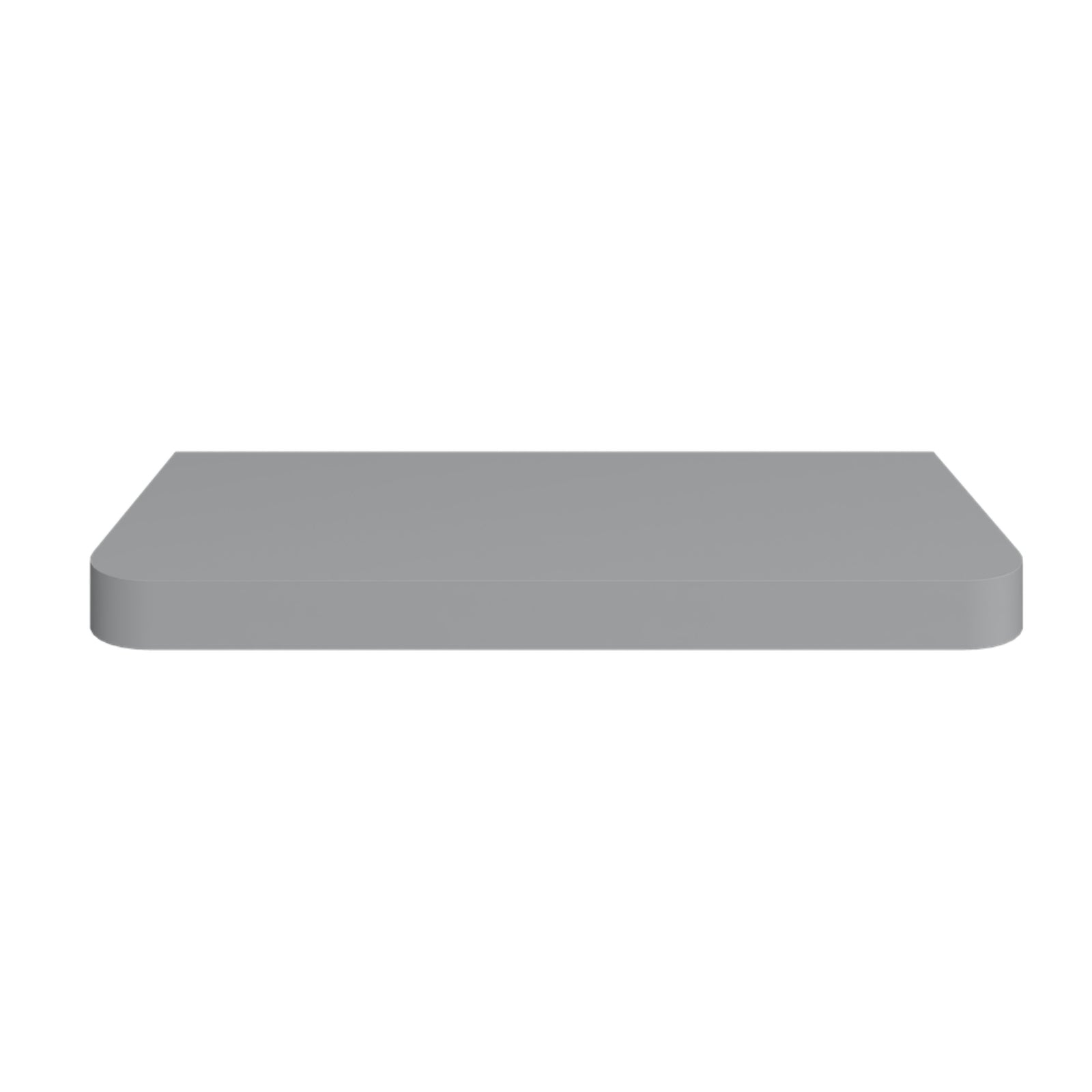 Front 3 Timberline Curved Splice Shelf 450mm SPLC-S-450 - The Blue Space
