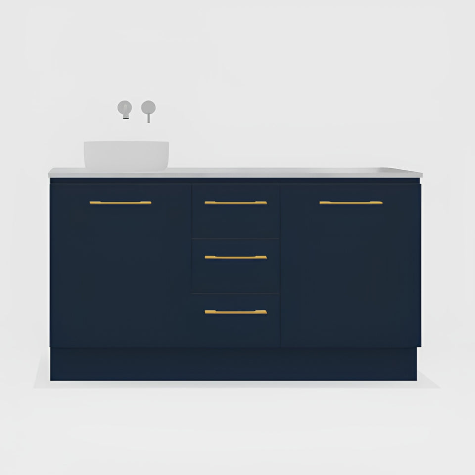 Timberline Dakota Floor Standing Vanity with SilkSurface Top and Above Counter Basin