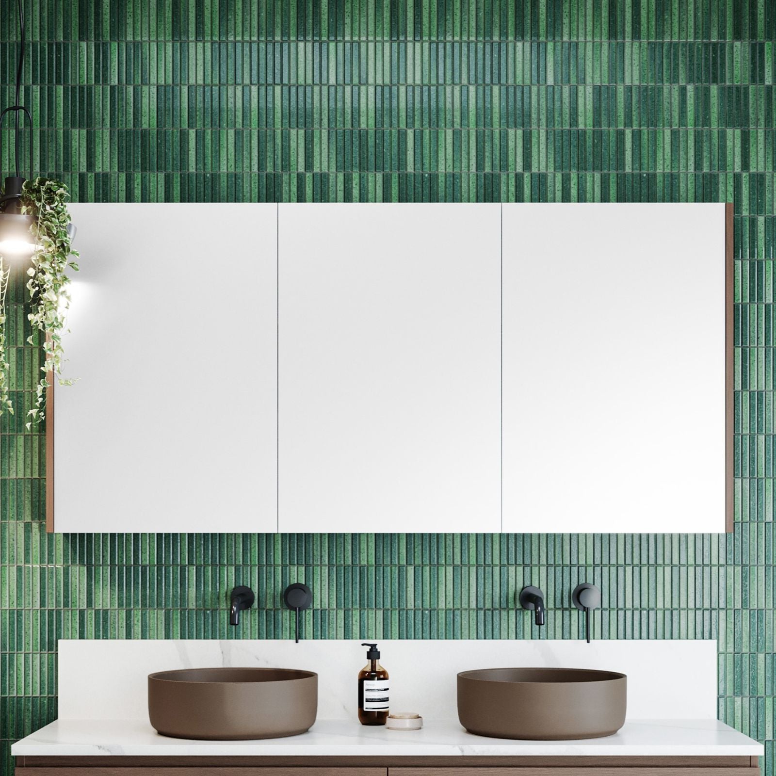 Timberline Denver Shaving Cabinet DEN-SC-1500-3-G - The Blue Space