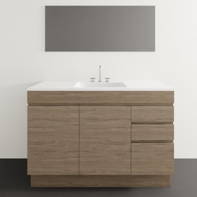 Timberline Indiana Floor Standing Vanity with Alpha Ceramic Top