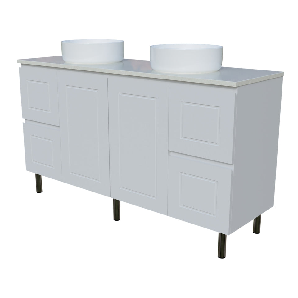 Timberline Nevada Classic On Legs Vanity with SilkSurface Top and Above Counter Basin