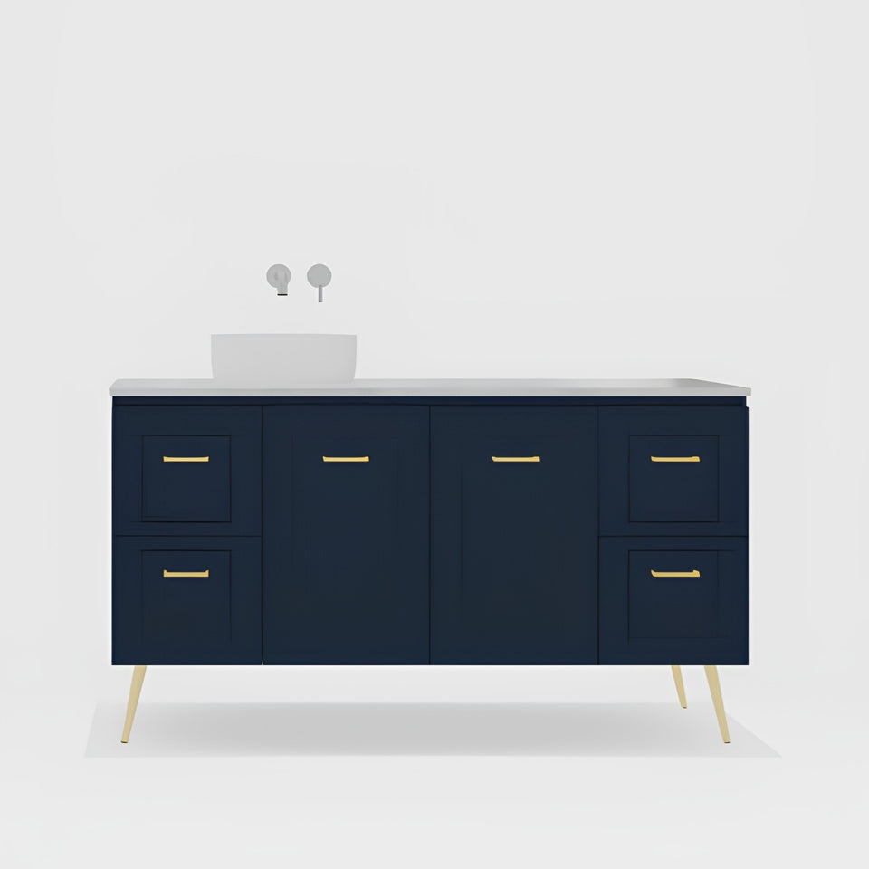 Timberline Nevada Classic On Legs Vanity with SilkSurface Top and Above Counter Basin