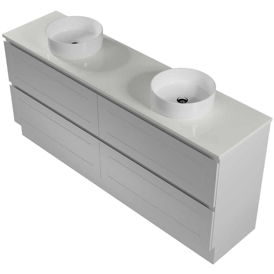 Timberline Nevada Plus Classic Floor Standing Vanity with SilkSurface Top and Above Counter Basin