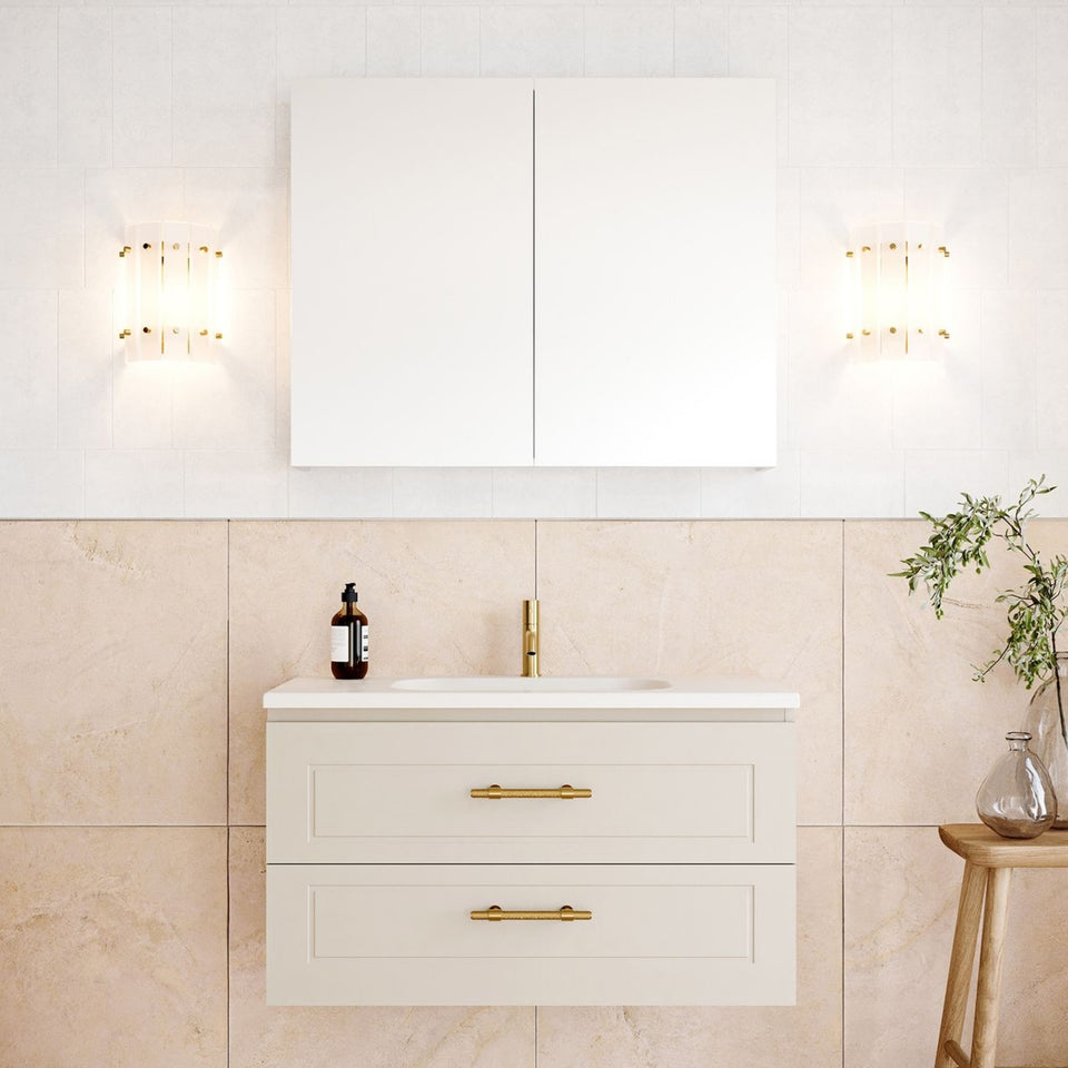 Timberline Nevada Plus Classic Wall Hung Vanity with Stadium Mineral Composite Top