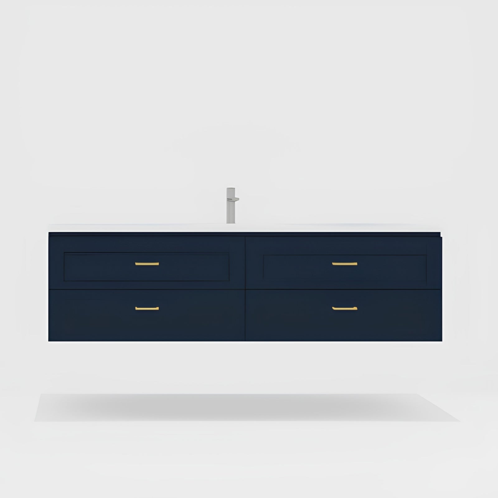 Variant Timberline Nevada Plus Classic Wall Hung Vanity with Stadium Mineral Composite Top NVPC-V-1800-C-STD-W - The Blue Space