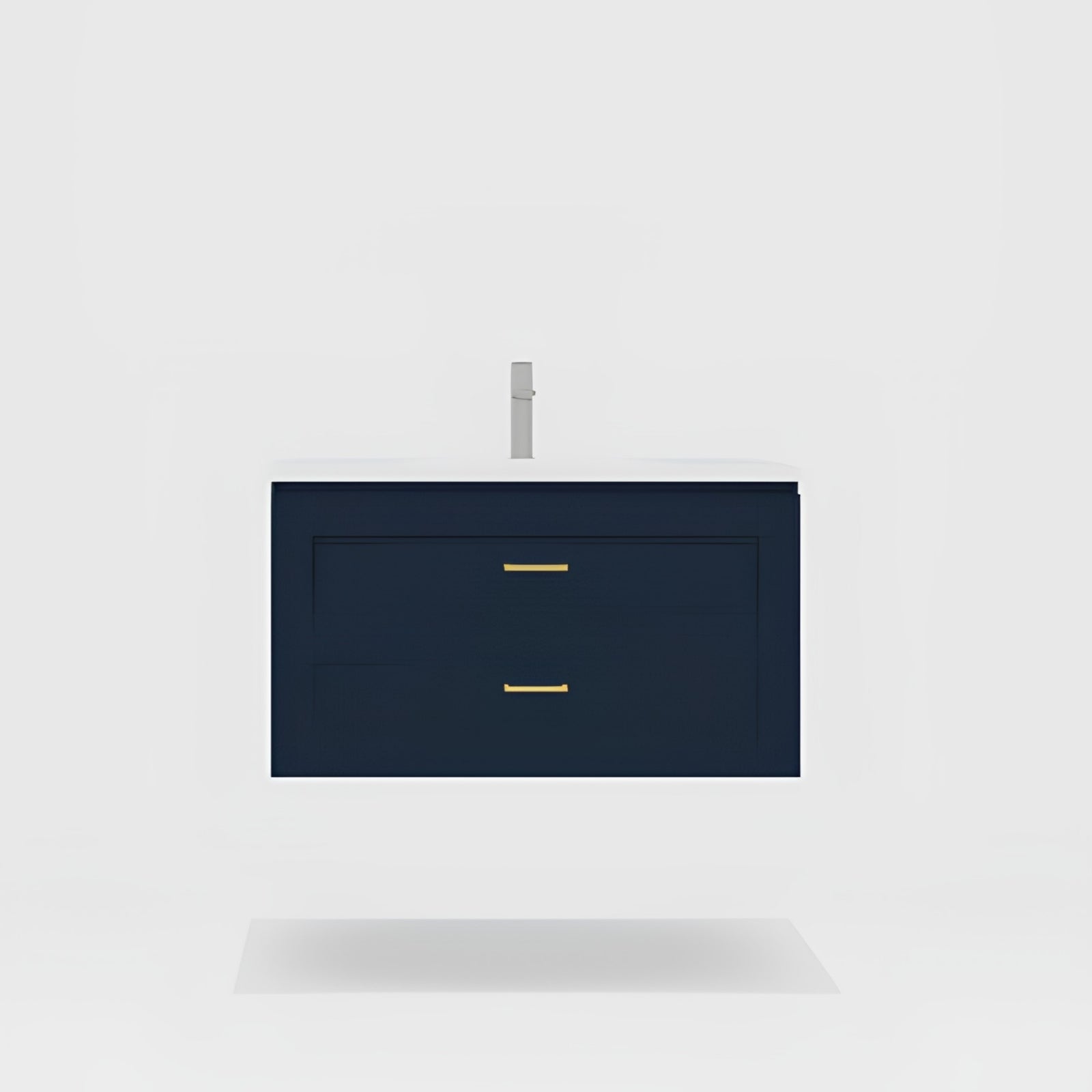 Variant Timberline Nevada Plus Classic Wall Hung Vanity with Stadium Mineral Composite Top NVPC-V-900-C-STD-W - The Blue Space