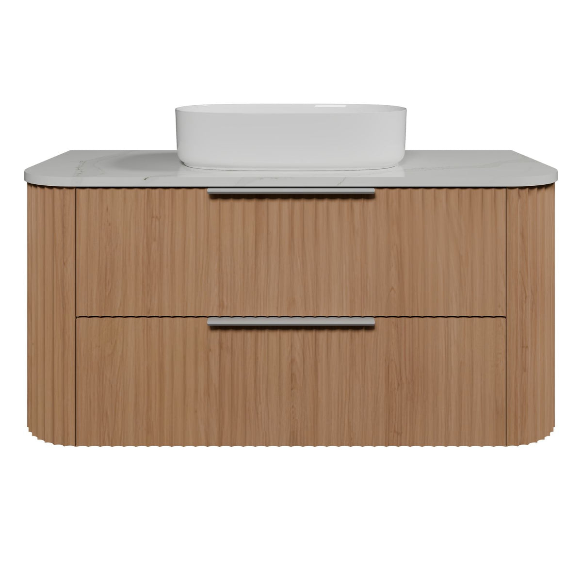 Timberline Socoa Apollo Wall Hung Vanity with Above Counter Basin 1200mm Centre Bowl SOC-V-1200-C-SSA-W-AP - The Blue Space