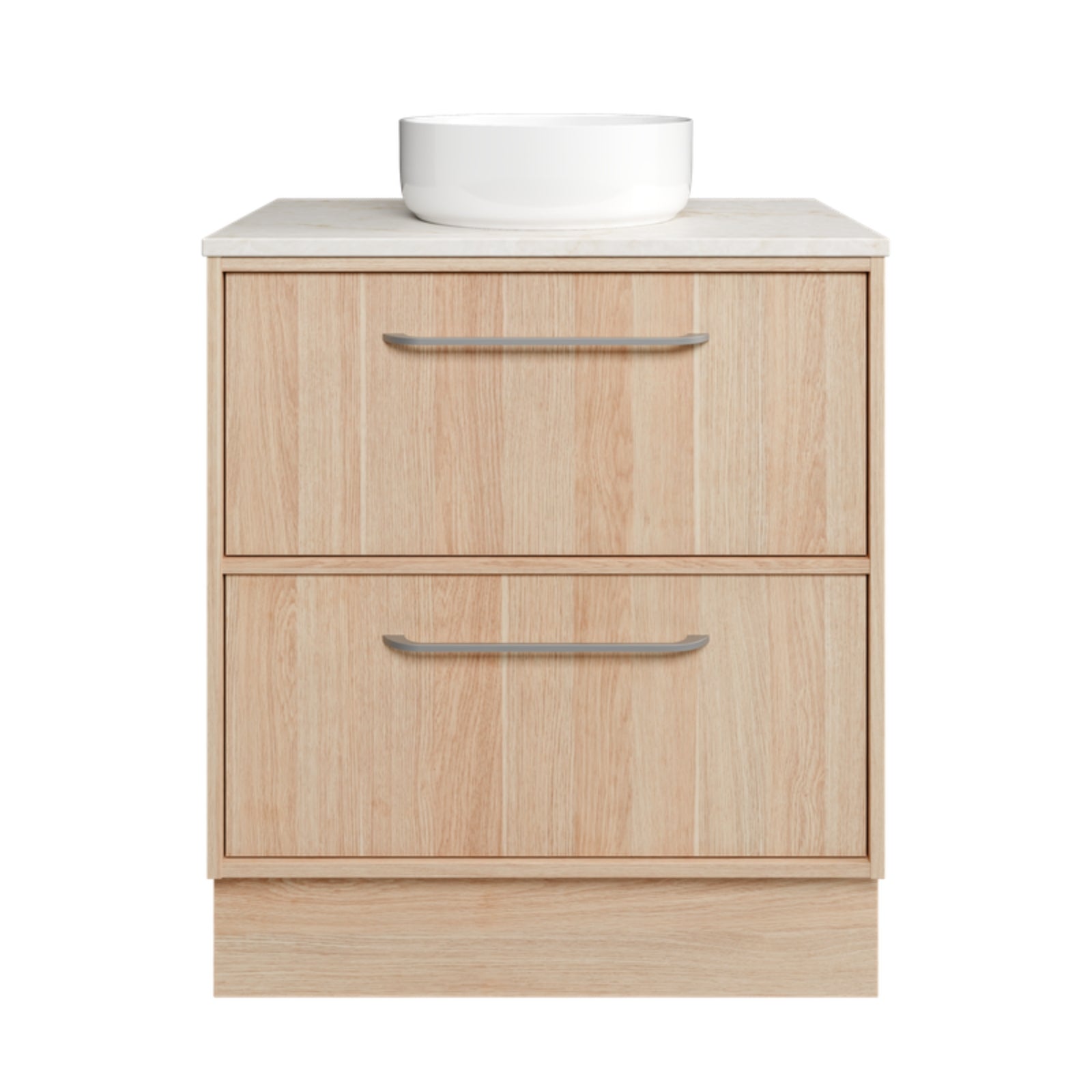 Timberline Taro Floor Standing Vanity with SilkSurface Top and Above Counter Basin TAR-V-900-C-SSA-F-The Blue Space