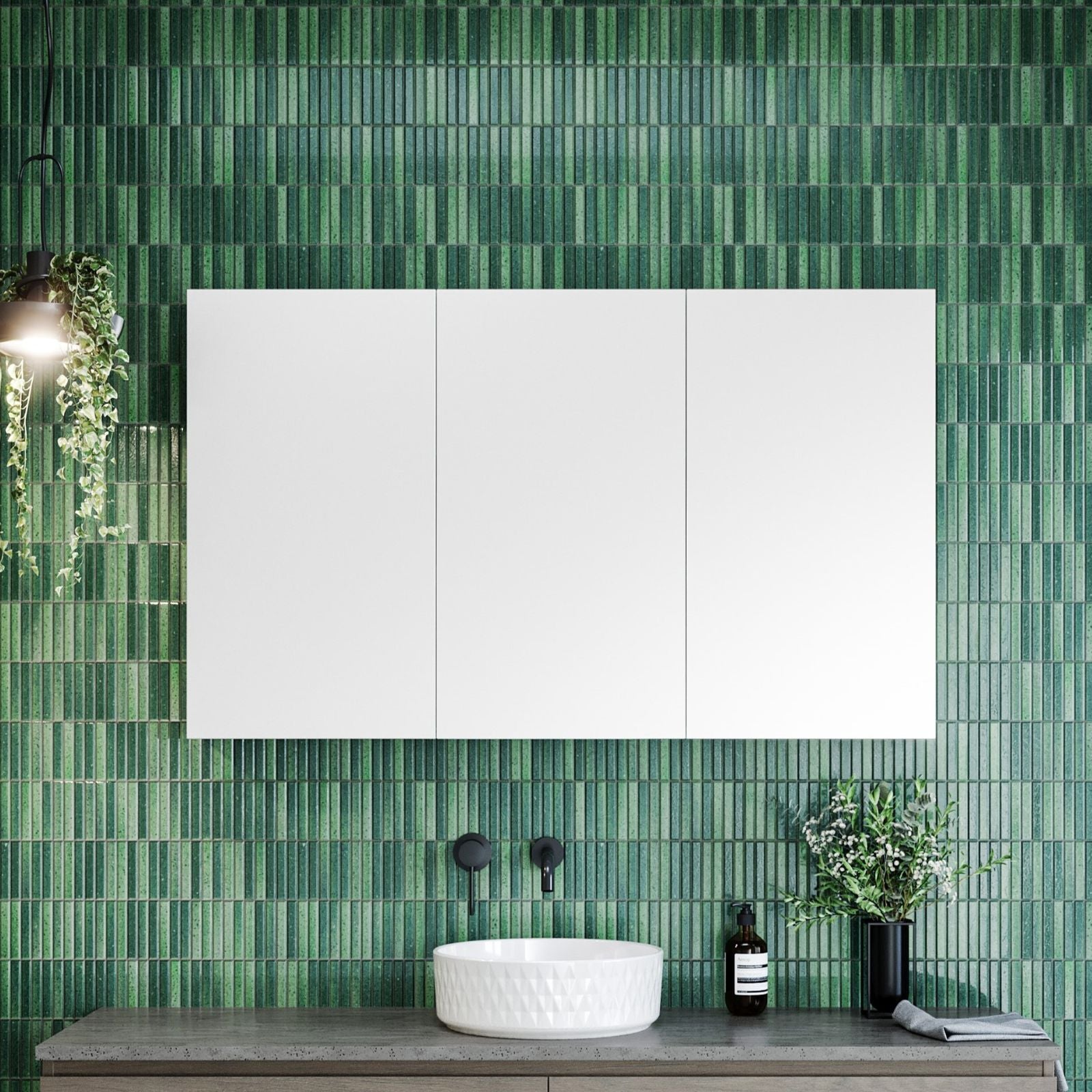 Timberline Tennessee Shaving Cabinet TEN-SC-1200-3-G - The Blue Space