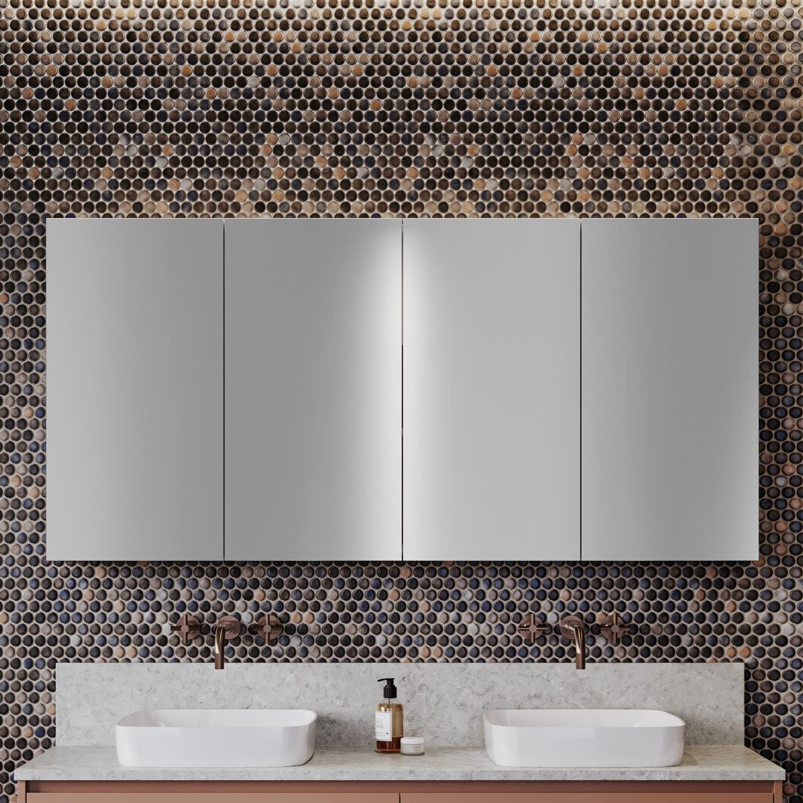 Timberline Tennessee Shaving Cabinet TEN-SC-1500-4-G - The Blue Space