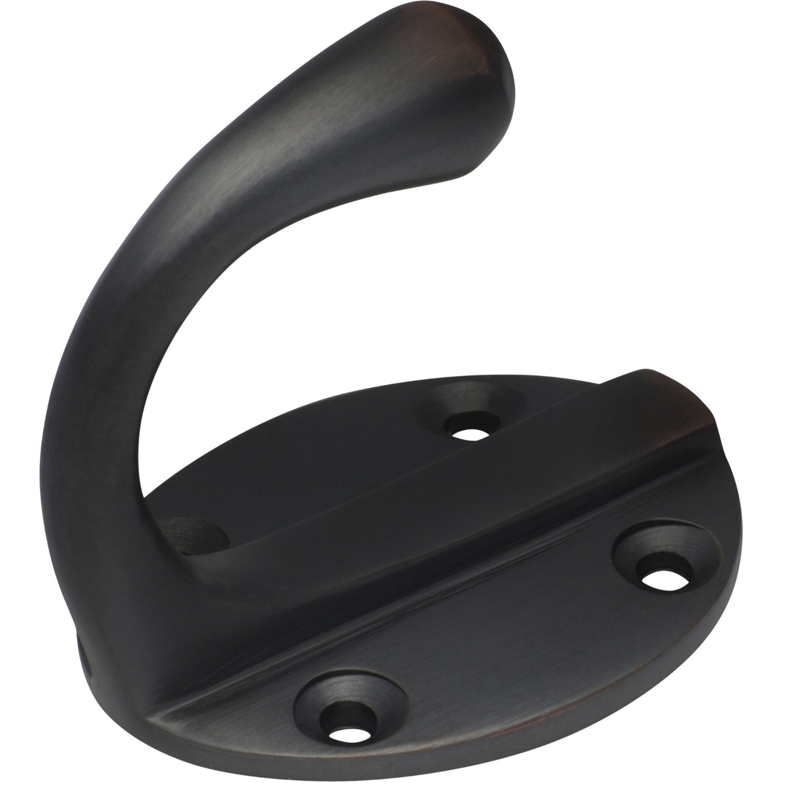 Tradco Single Robe Hooks Oval Backplate Antique Copper 3937 - The Blue Space