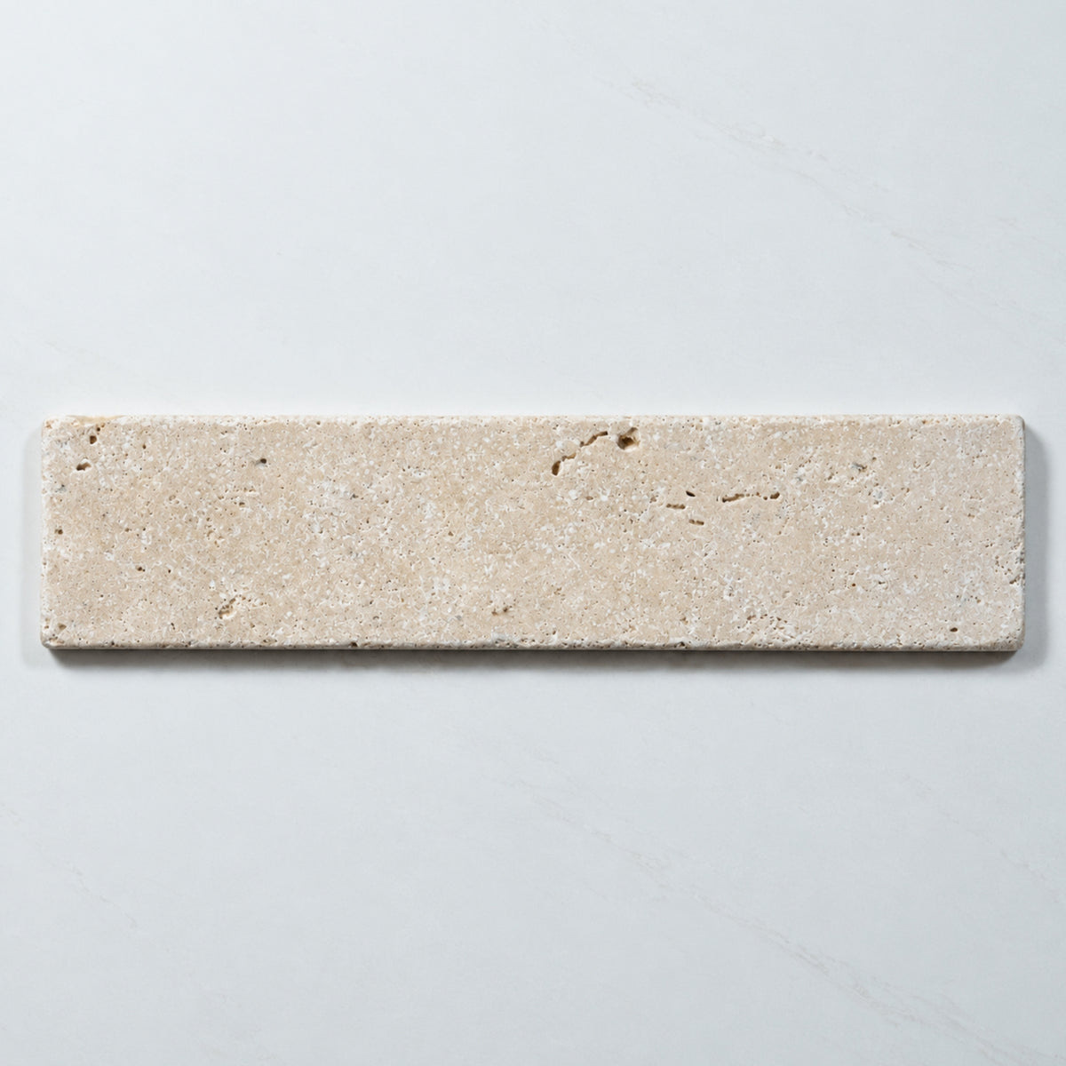 Single no Hand Tumbled Natural Beige Travertine Subway Tile 50mm x 200mm 52APOBET - The Blue Space