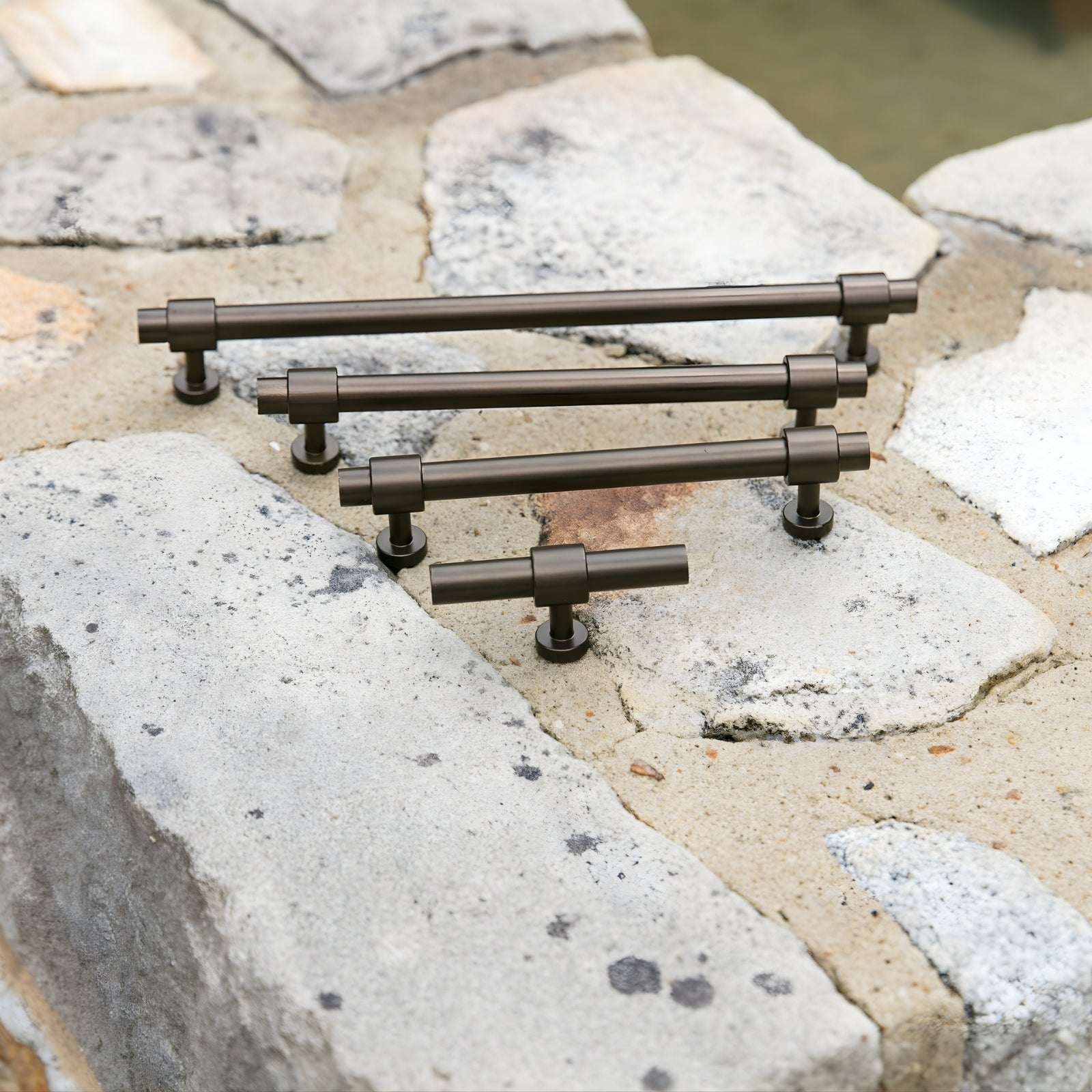 Variations Turner Hastings Fanetta 128mm Pull Handle English Bronze FA128CB-EB - The Blue Space