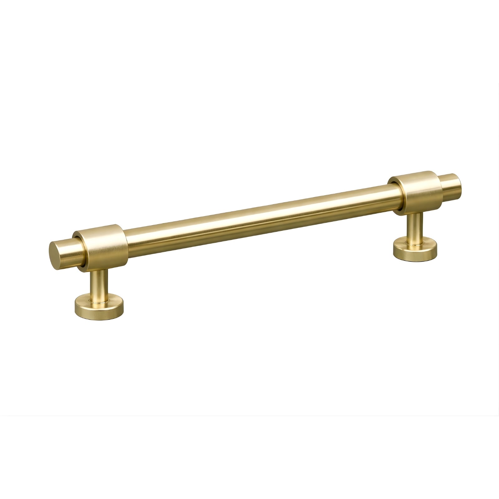 SIngle Turner Hastings Fanetta 160mm Pull Handle Brushed Brass FA160CB-BB - The Blue Space