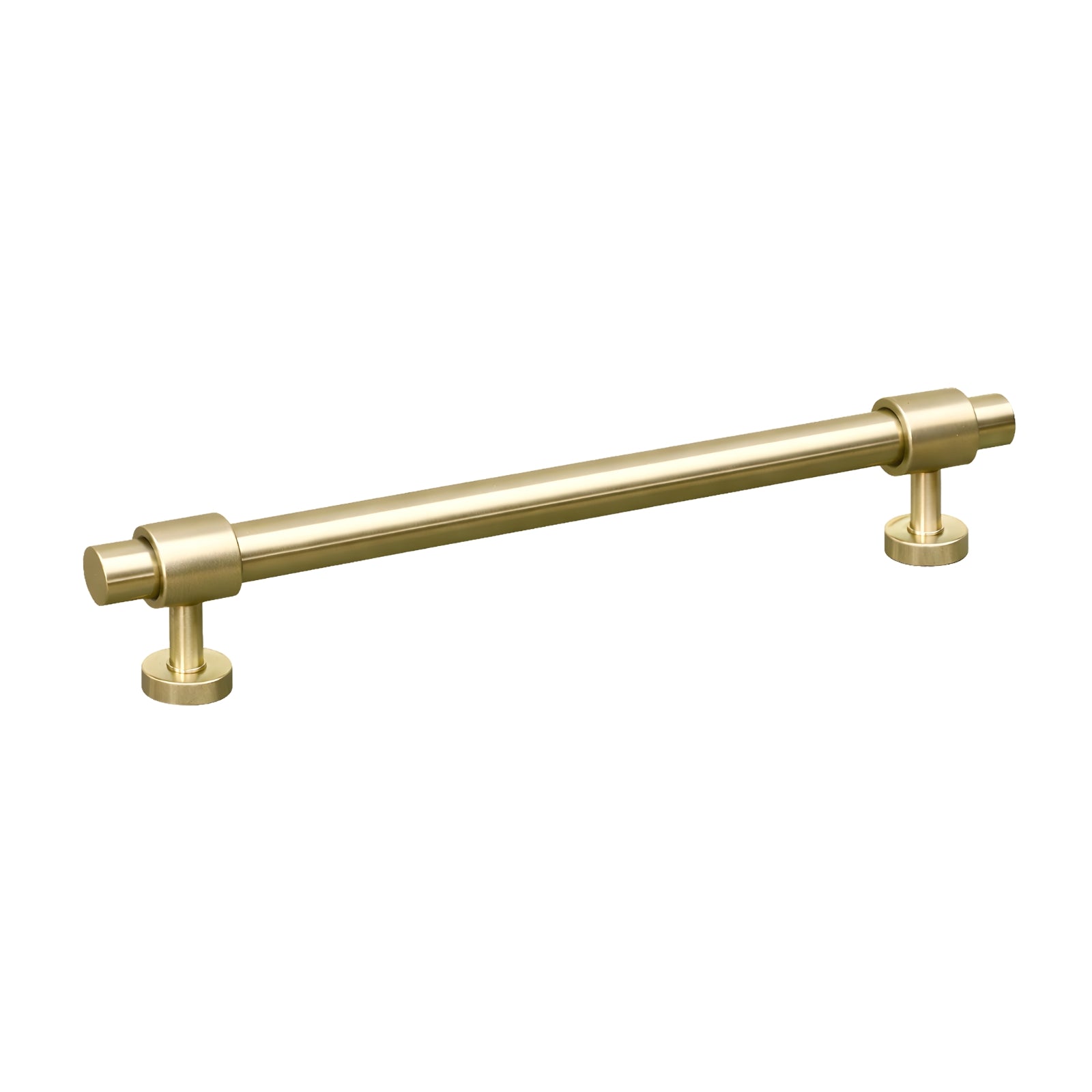 Single Turner Hastings Fanetta 224mm Pull Handle Brushed Brass FA224CB-BB - The Blue Space