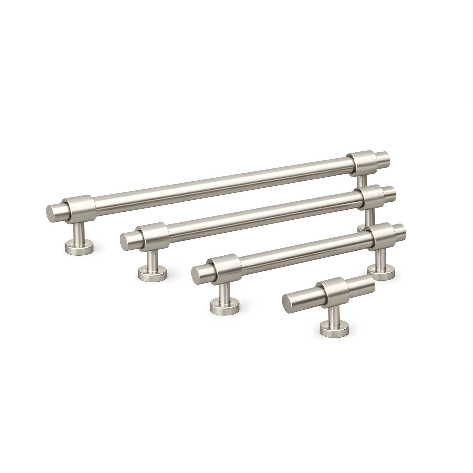 Variations Turner Hastings Fanetta 224mm Pull Handle Brushed Nickel FA224CB-BN - The Blue Space