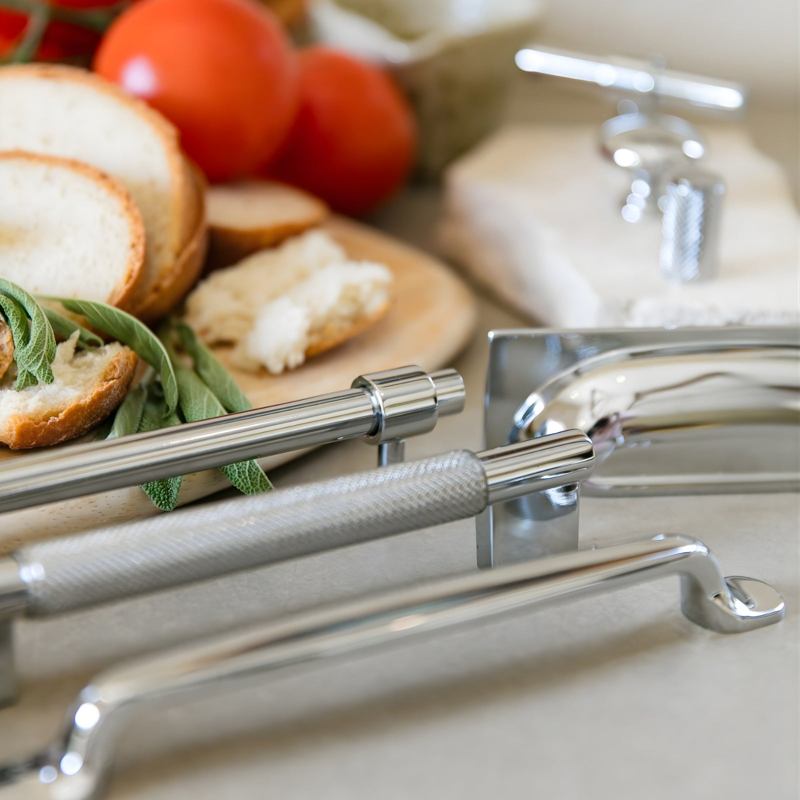 Range Turner Hastings Fanetta 224mm Pull Handle Chrome FA224CB-CH - The Blue Space