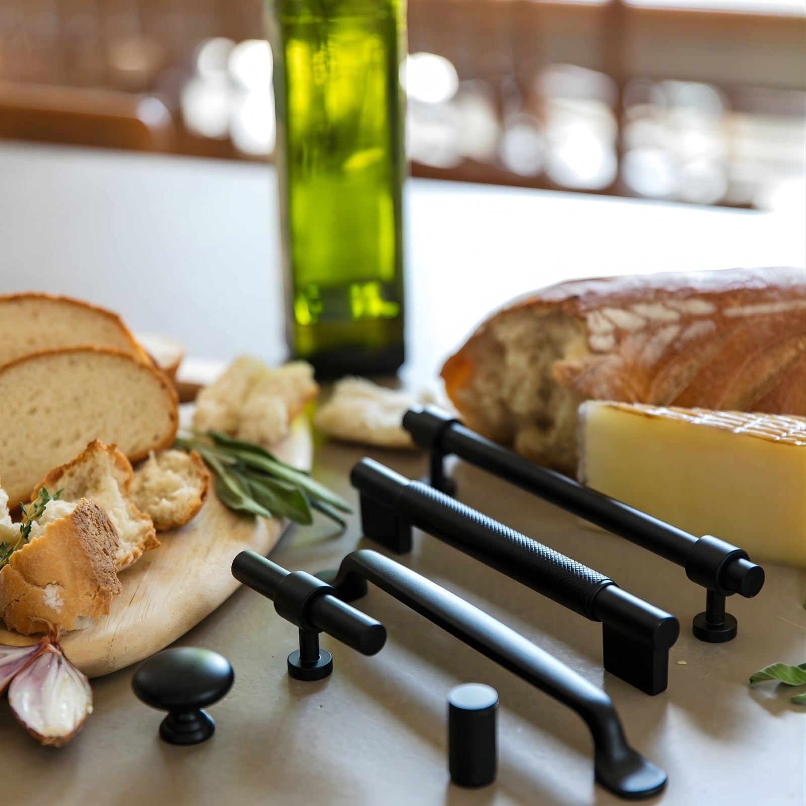 Lifestyle Turner Hastings Fanetta 224mm Pull Handle Matte Black FA224CB-MB - The Blue Space