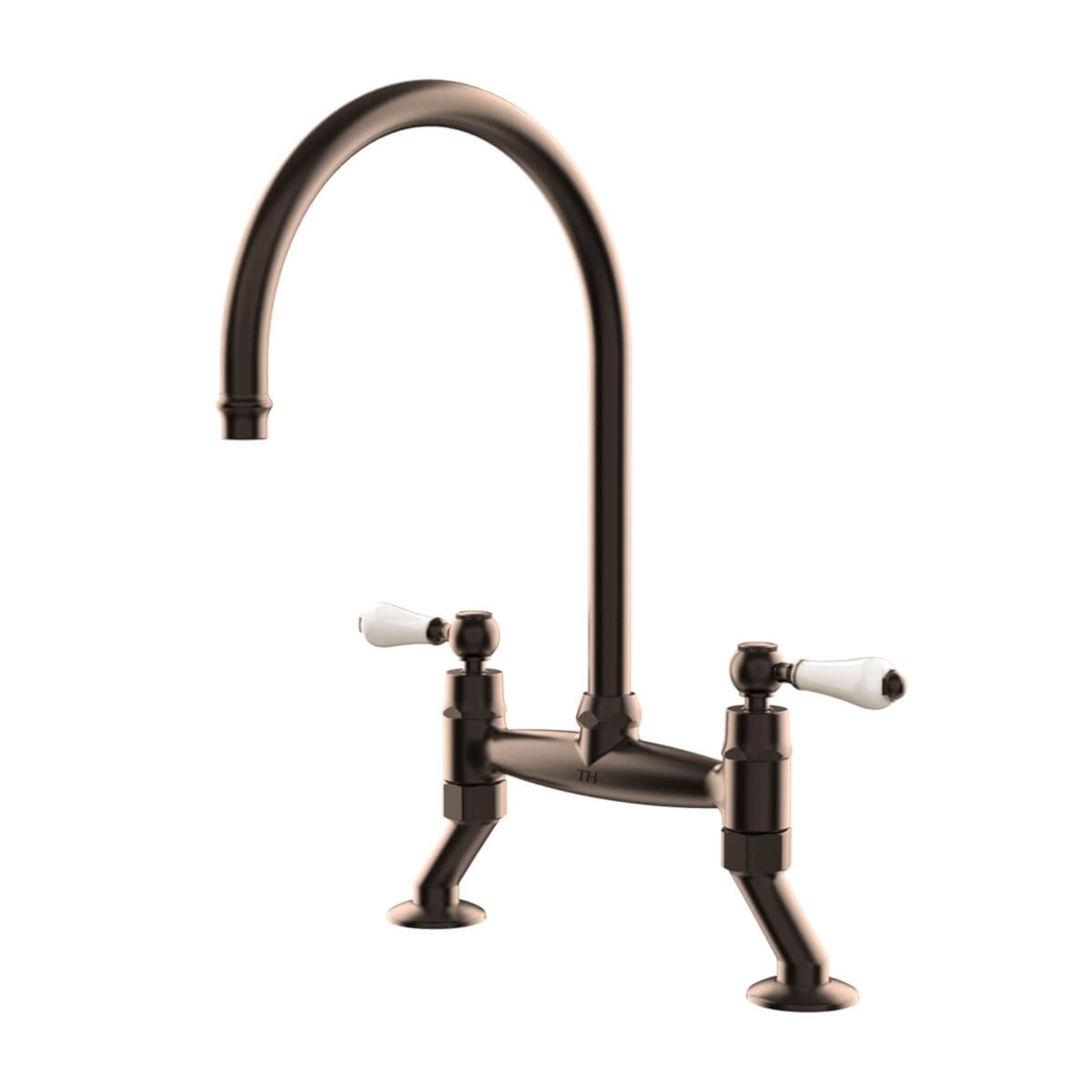 Turner Hastings Ludlow Bridge Mixer Tap - English Bronze LU111BM-EB - The Blue Space