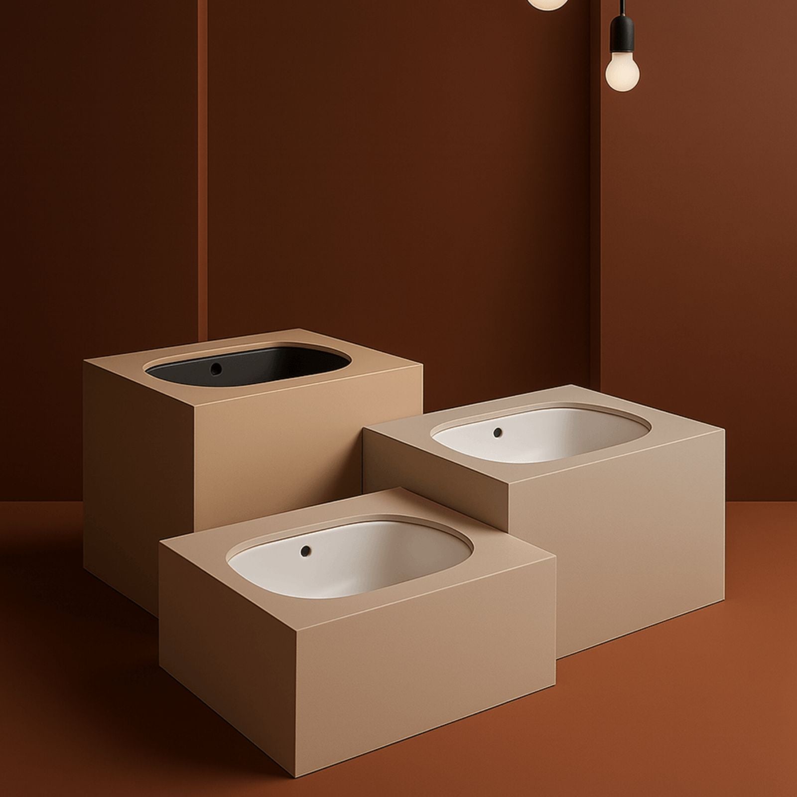 Lifestyle Turner Hastings Narva 57x 39 Undercounter Pill Basin - Matte Black NA572UPB-MB - The Blue Space