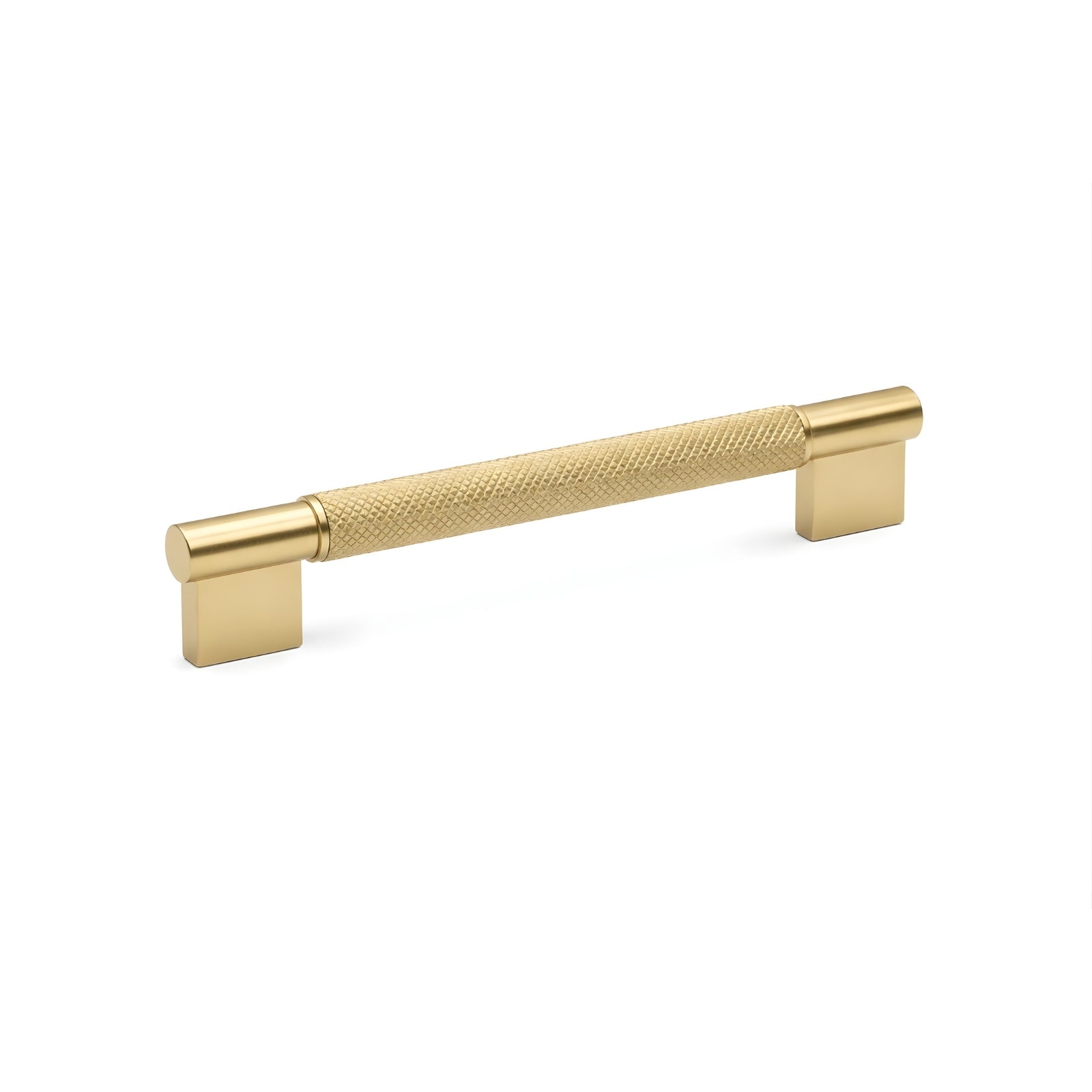 SIngle Turner Hastings Sassari 160mm Pull Handle Brushed Brass SA160CB-BB - The Blue Space