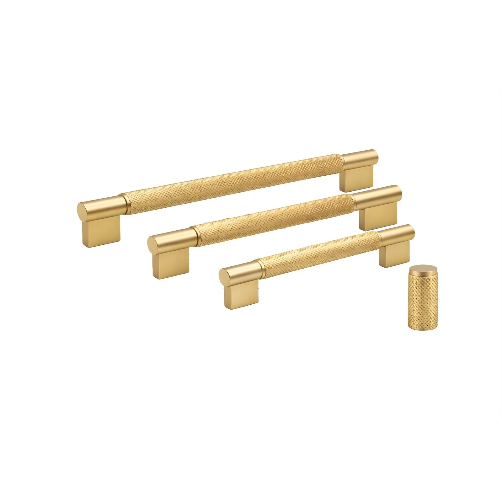 Variations Turner Hastings Sassari 160mm Pull Handle Brushed Brass SA160CB-BB - The Blue Space