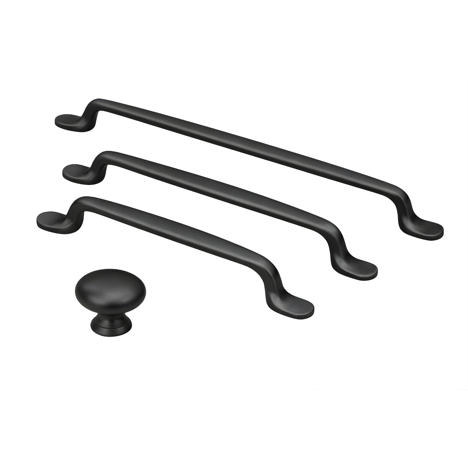Variations Turner Hastings Tutto 224mm Pull Handle Matte Black TU224CB-MB - The Blue Space