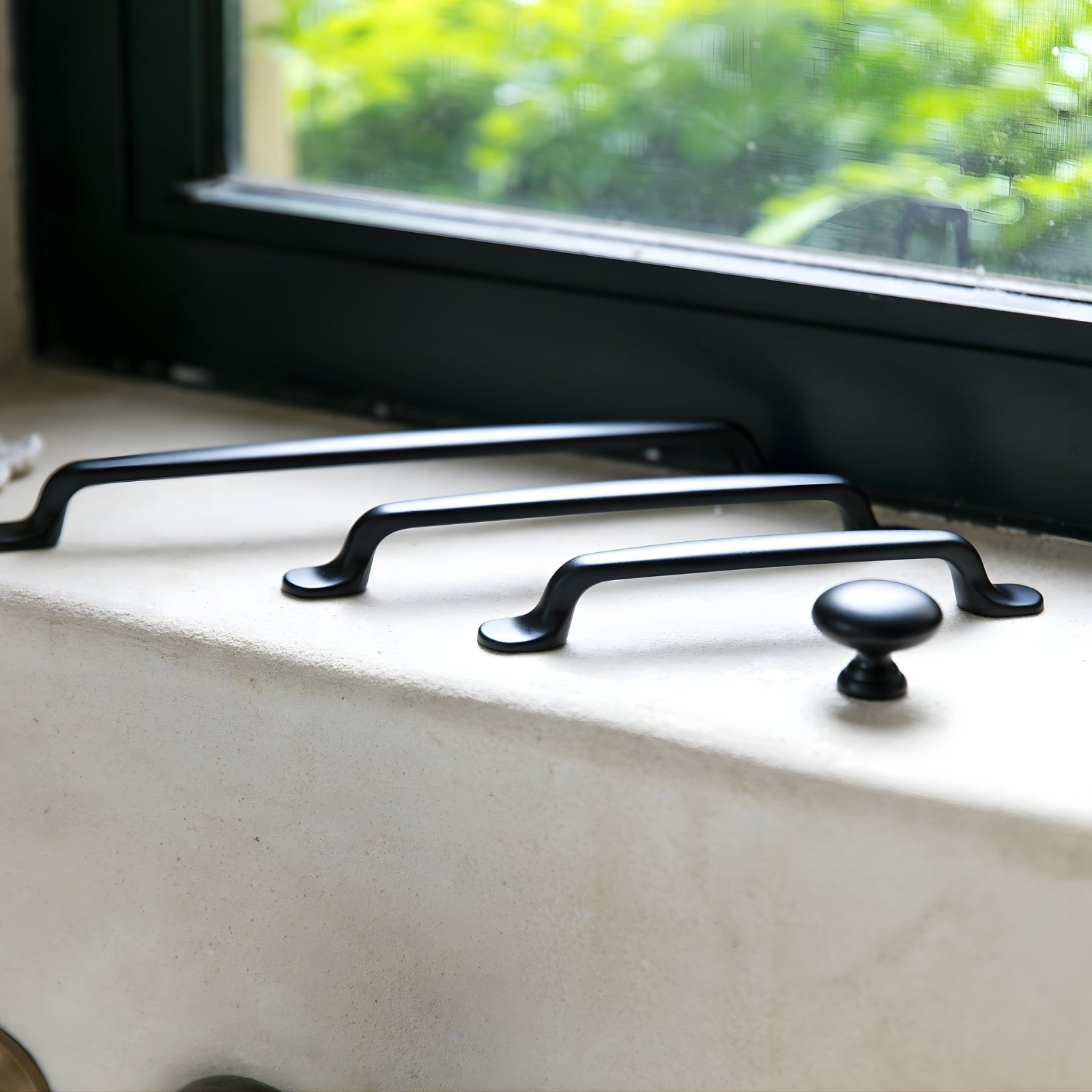 Variations Turner Hastings Tutto 320mm Pull Handle Matte Black TU320CB-MB - The Blue Space