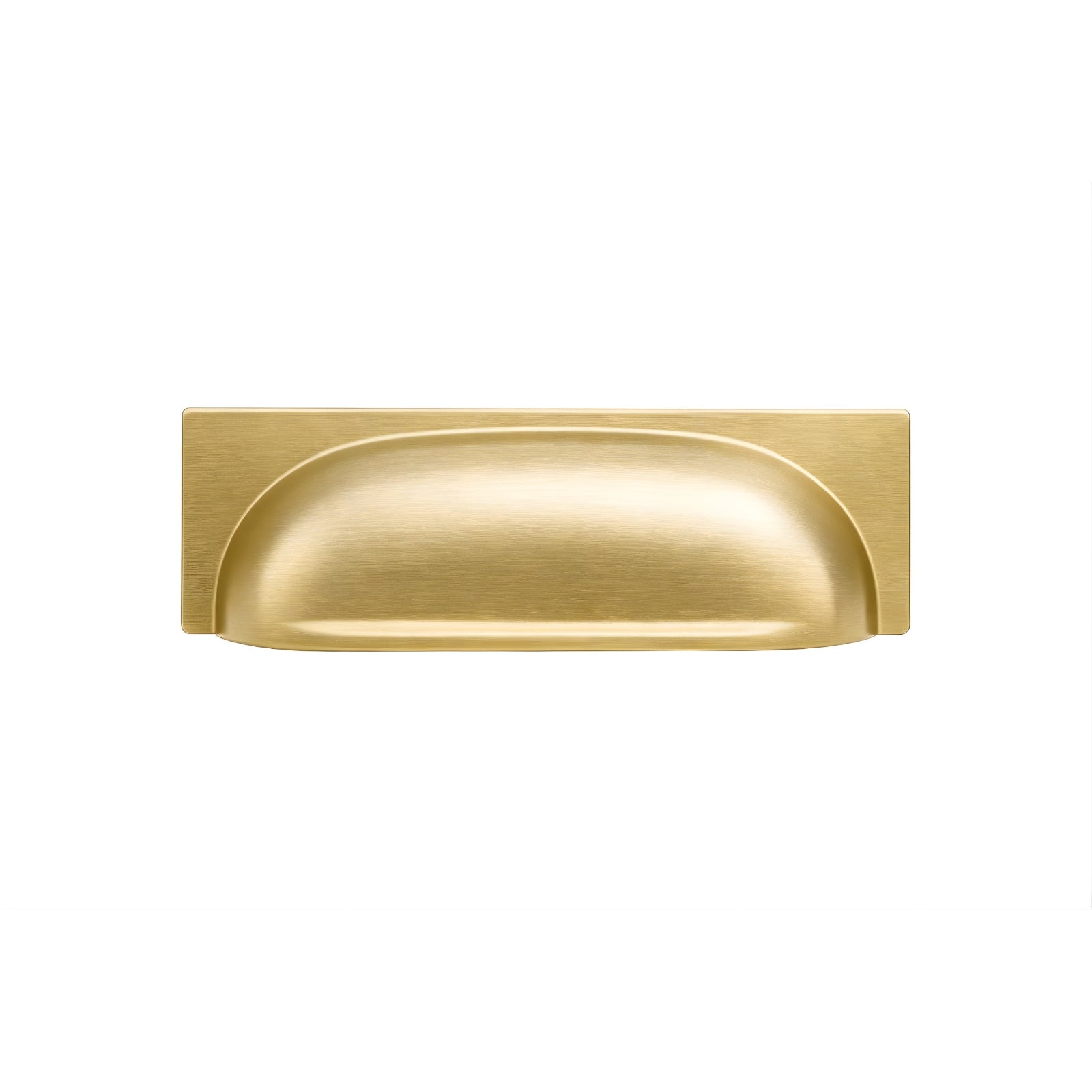 Single Turner Hastings Verese 96mm Cup Pull Handle Brushed Brass VS96CB-BB - The Blue Space