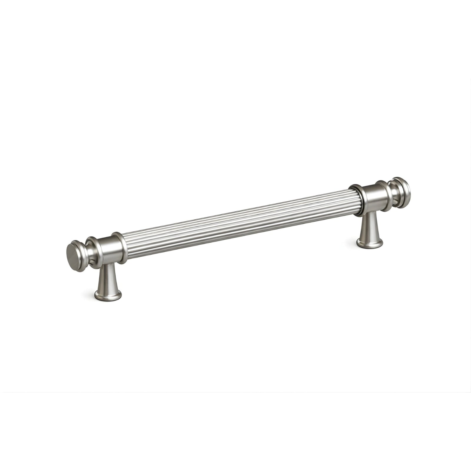 SIngle Turner Hastings Verona 128mm Pull Handle Brushed Nickel VE128CB-BN - The Blue Space