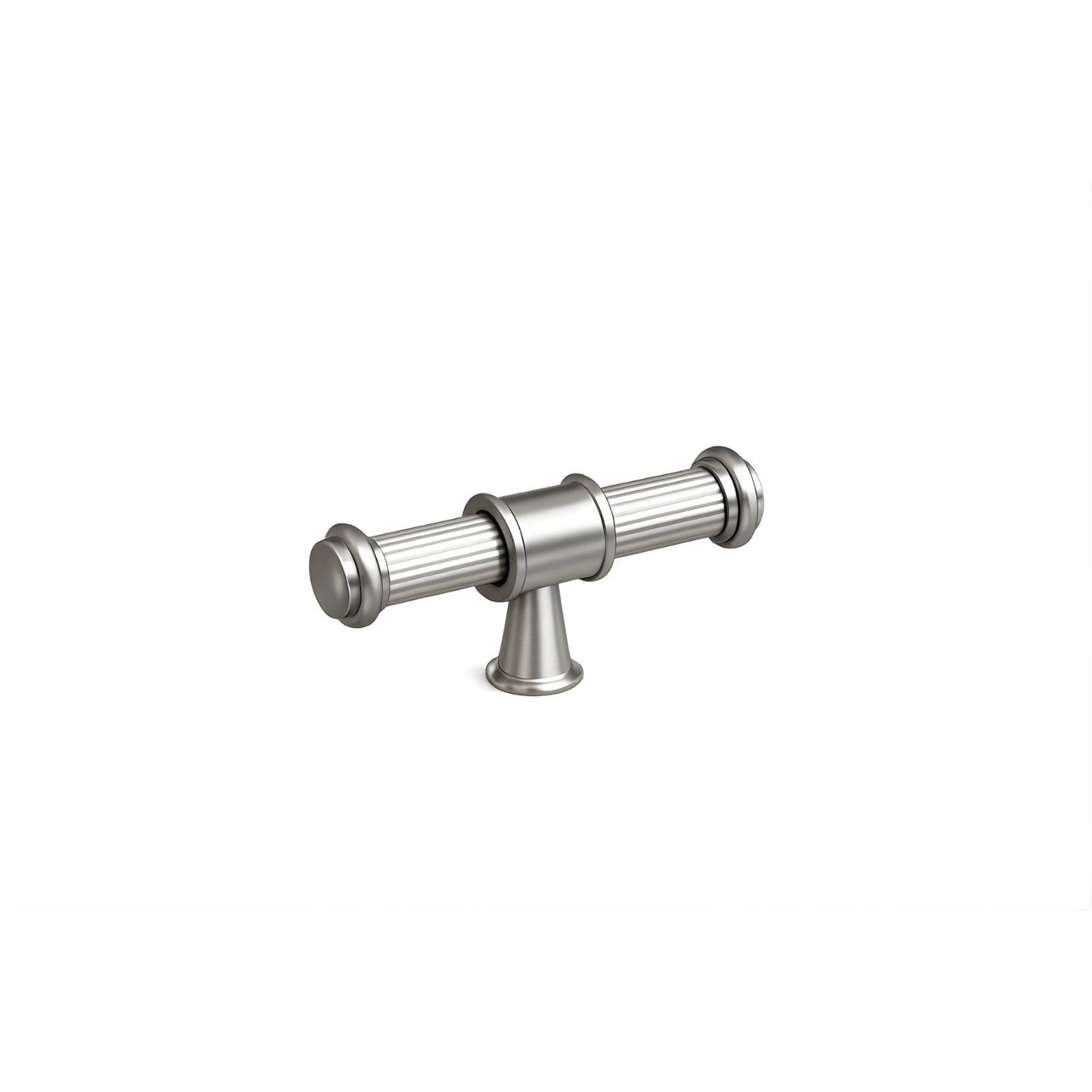 Single Turner Hastings Verona T-Knob Brushed Nickel VE75CB-BN - The Blue Space