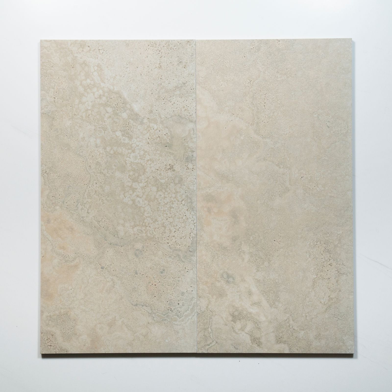 No Hand Tuscan Beige Travertine Look Tile 300mm x 600mm 36CRWBEM - The Blue Space