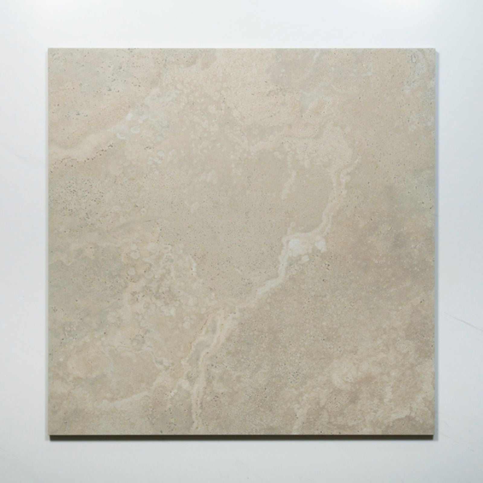 No Hand Tuscan Beige Travertine Look Tile 600mm x 600mm 6CRWBEM - The Blue Space