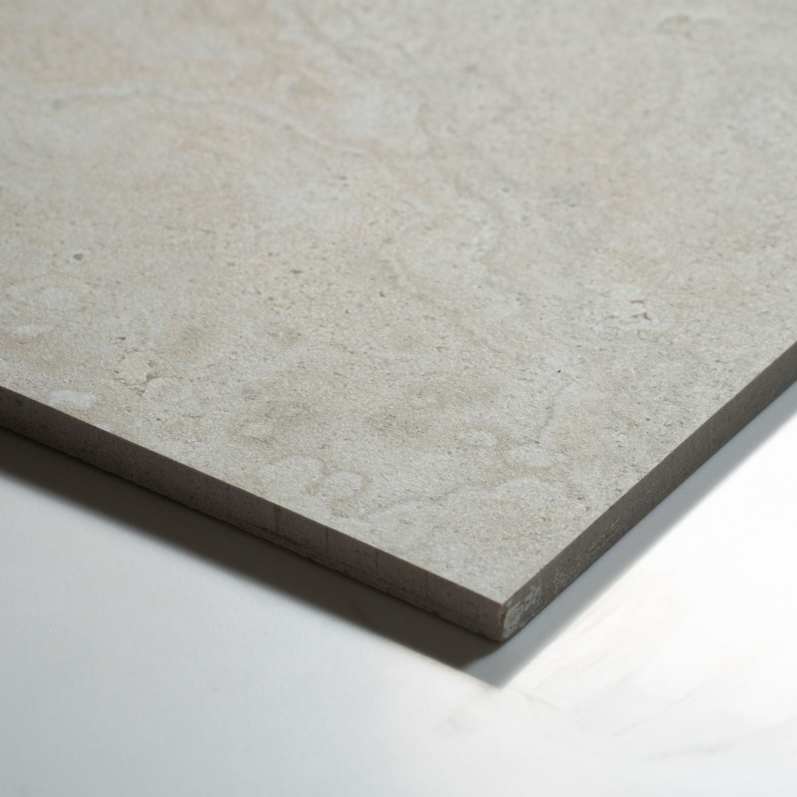 Oblique Tuscan White Travertine Look Tile 300mm x 600mm 36CRWWHM - The Blue Space