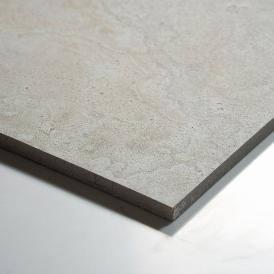 Tuscan White Travertine Look Tile 300mm x 600mm