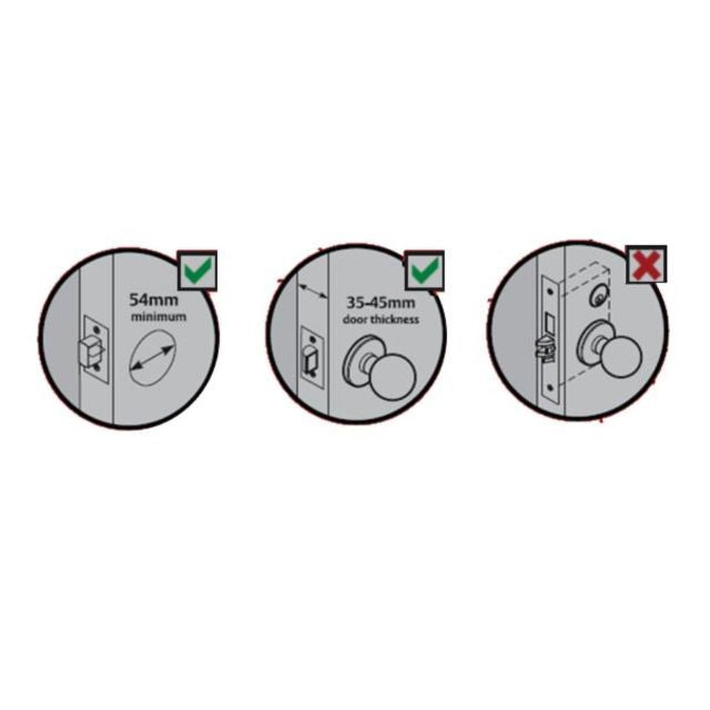 Installation Yale Assure Keyed Lever with Home Module Satin Chrome YRL226HKSC - The Blue Space