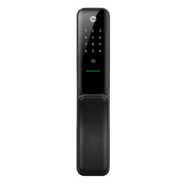 Yale Kyra Pro Smart Push/Pull Mortice Lock with Yale Home Module Matte Black