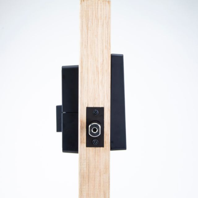 Side Angle Yale Libi Digital Deadbolt Keyed Matte Black YLBD226NRMBK - The Blue Space