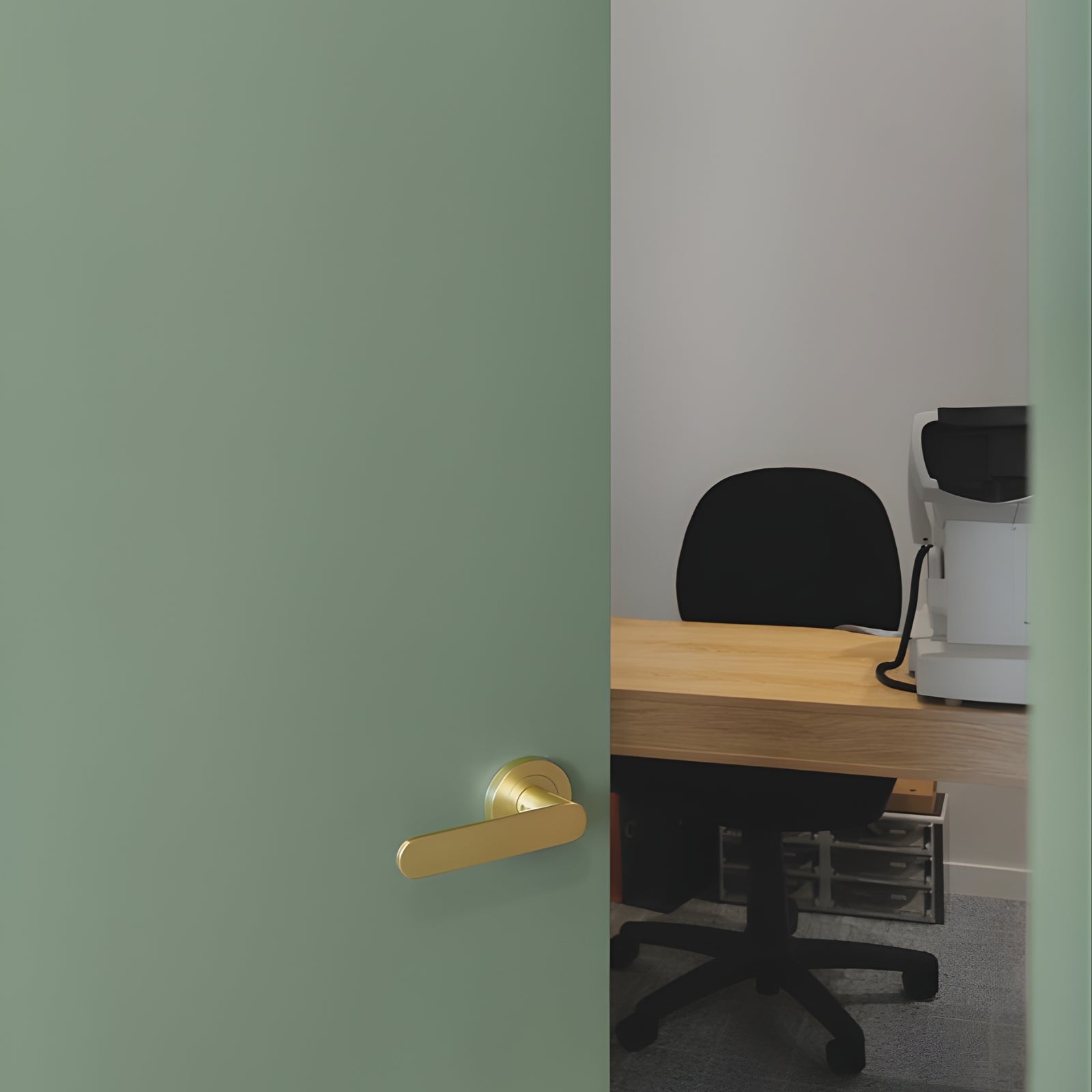 Lifestyle Zanda Duke Privacy Door Handle Set Satin Brass 10092.SB - The Blue Space