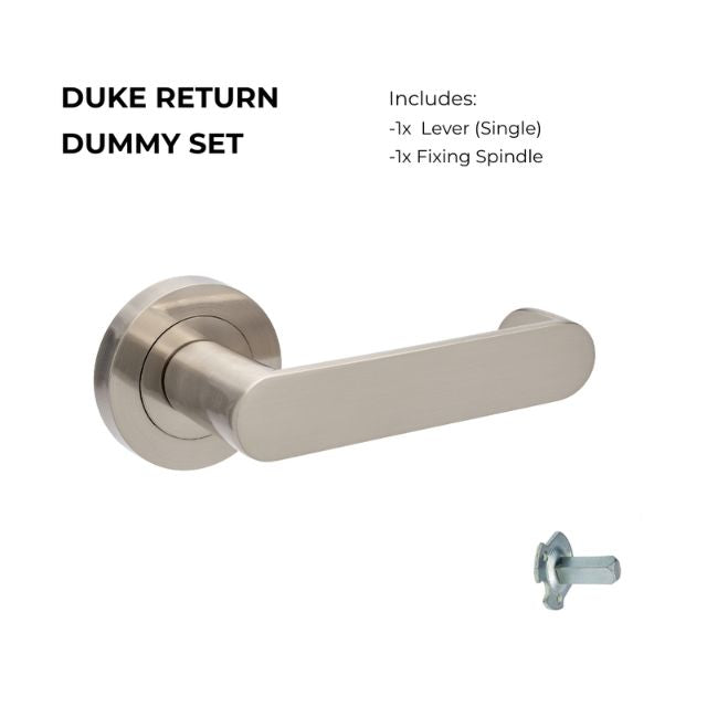 Zanda Duke Return Dummy Set Brushed Nickel 10053.D.BN - The Blue Space