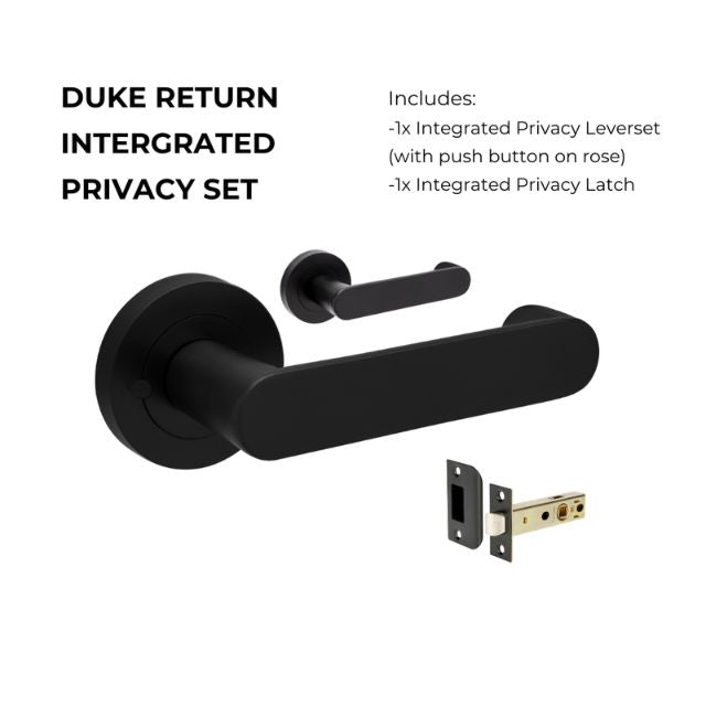 Duke Return Privacy Set Matte Black 10052.BLK - The Blue Space