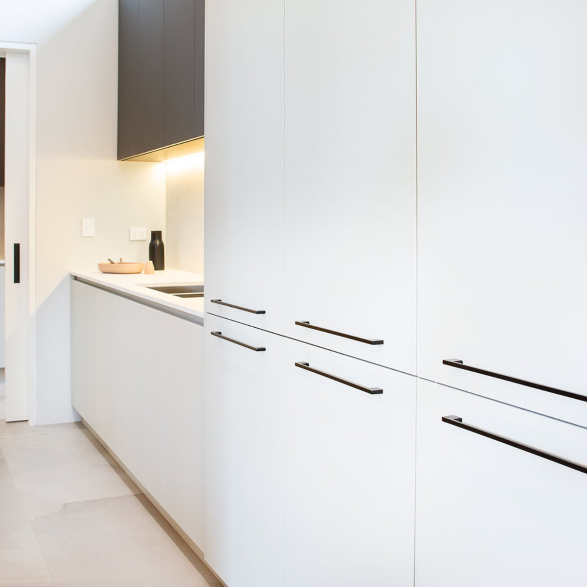 Zanda Marco Matte Black Cabinet Handle 6337.BLK - The Blue Space