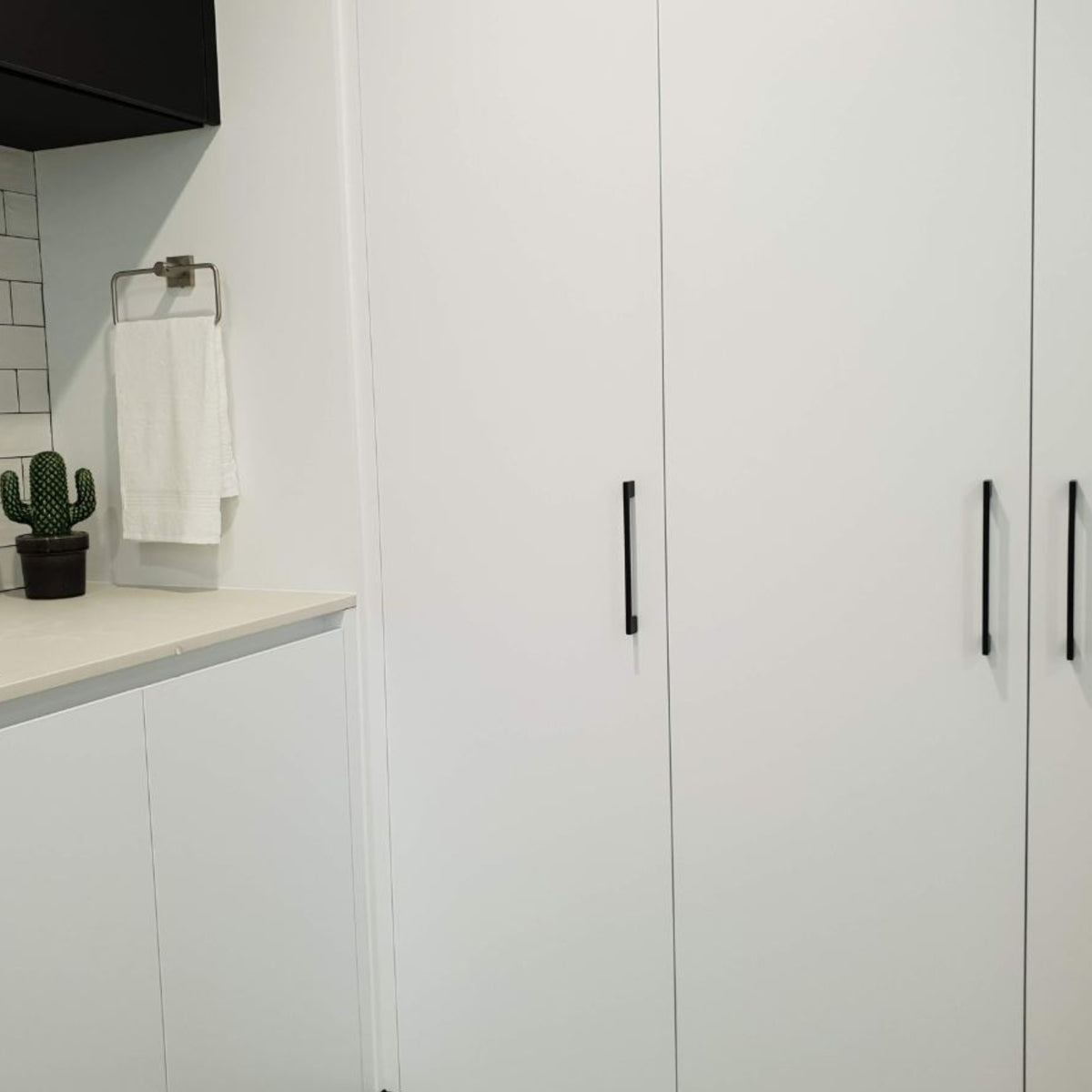 Zanda Marco Matte Black Cabinet Handle 6337.BLK - The Blue Space