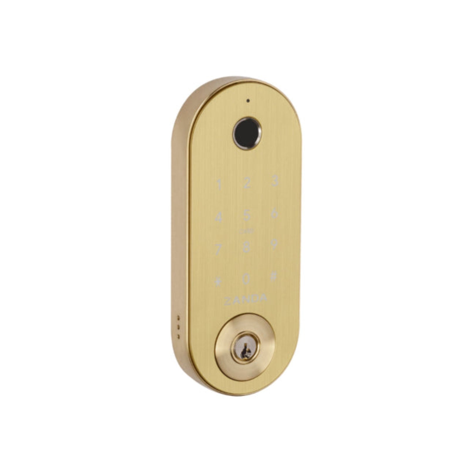 Zanda Stealth Smart Lock Deadbolt Satin Brass 1320.SB - The Blue Space