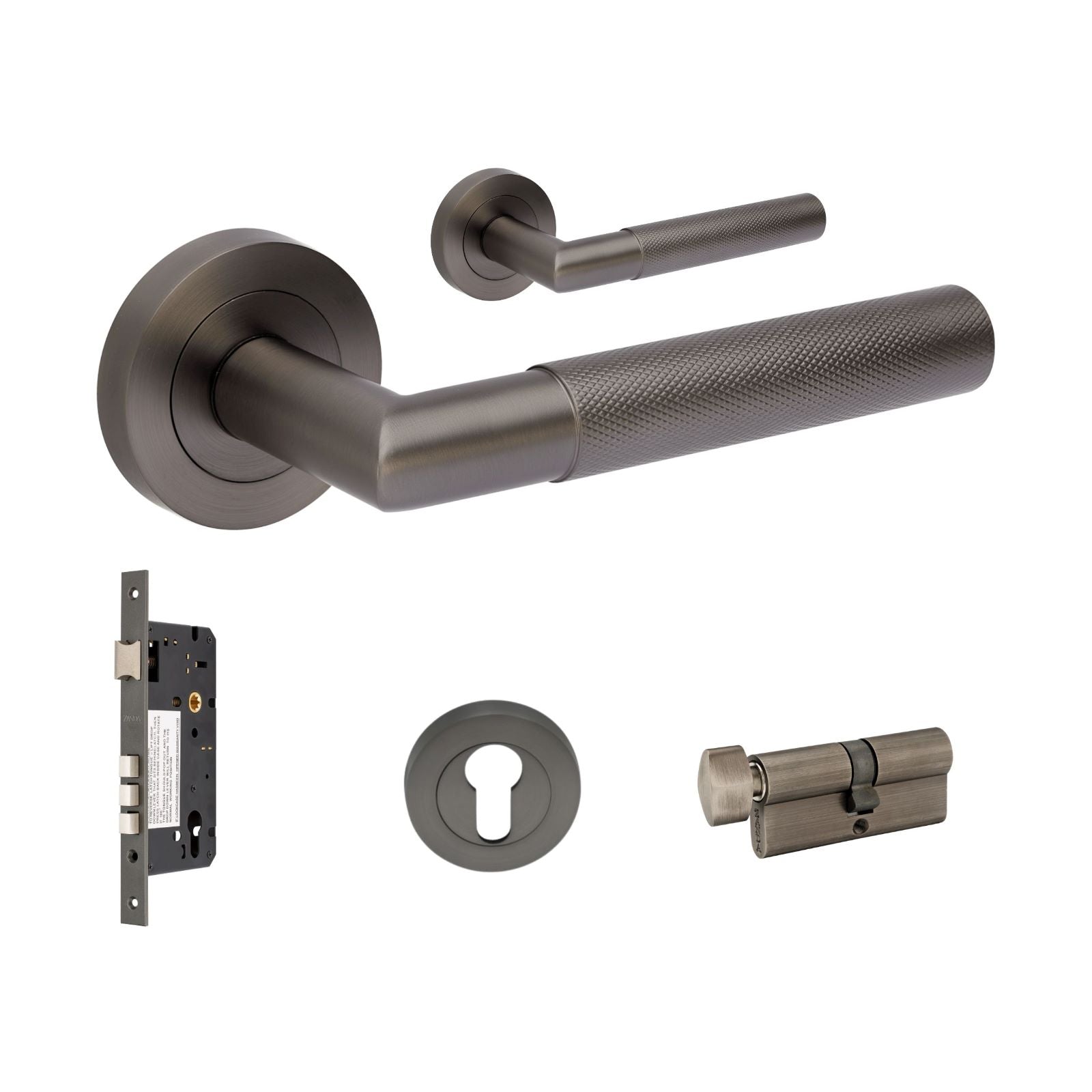 zanda-vertex-70mm-entrance-single-cylinder-key-turn-lever-set-graphite-nickel-10034.4.GN-the-blue-space