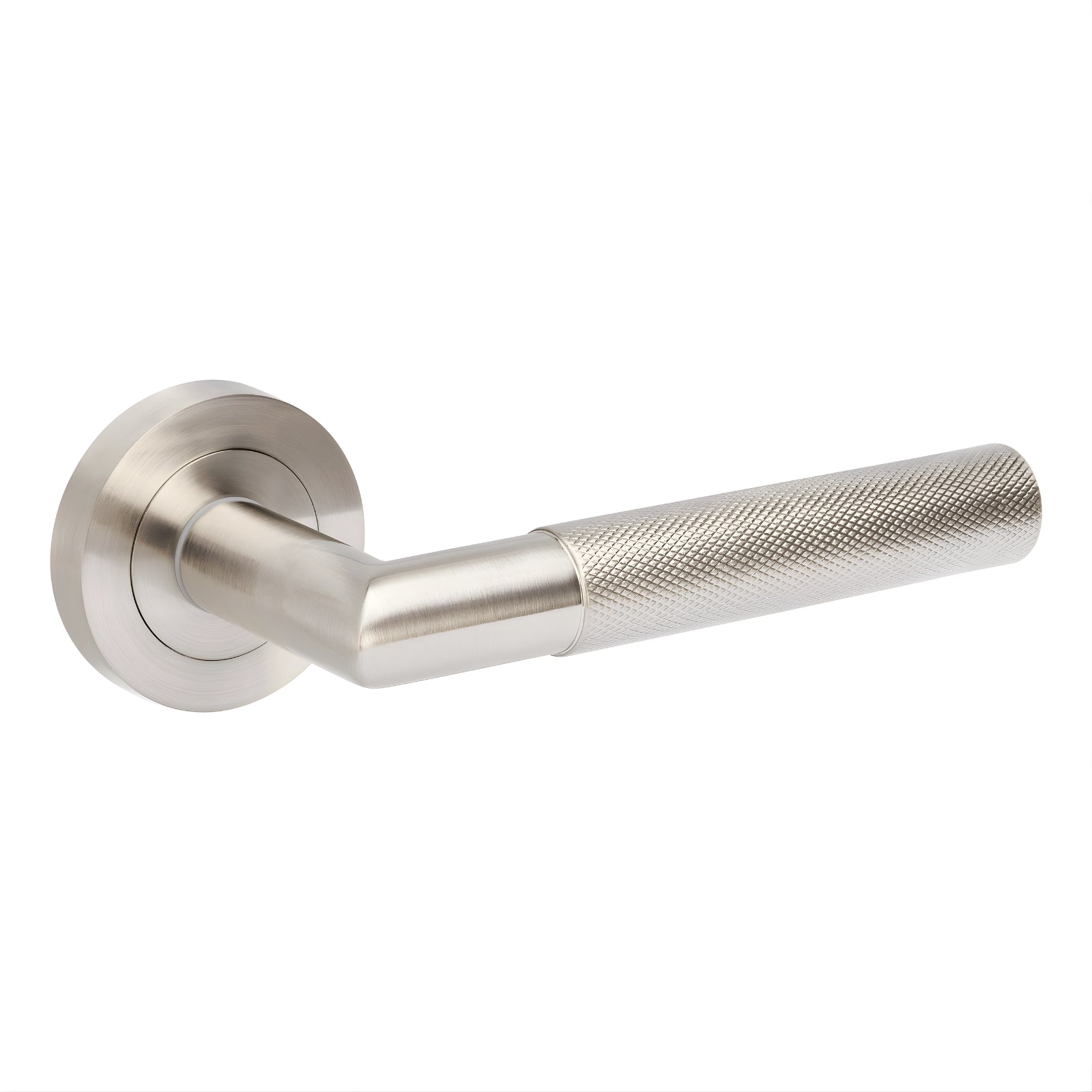 Single Zanda Vertex Passage Lever Set Brushed Nickel 10031.BN - The Blue Space