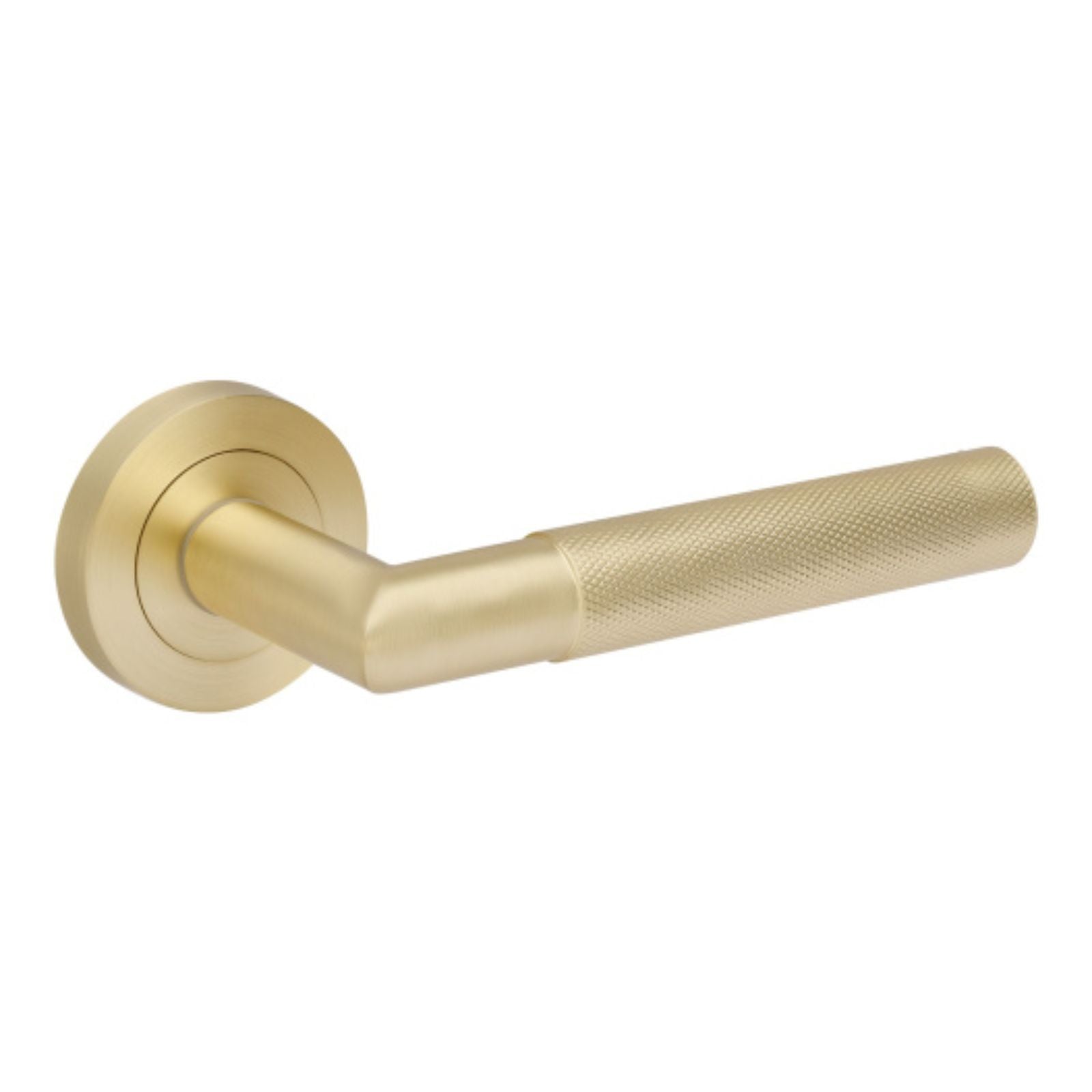 Looks Zanda Vertex Passage Lever Set Satin Brass 10031.SB - The Blue Space